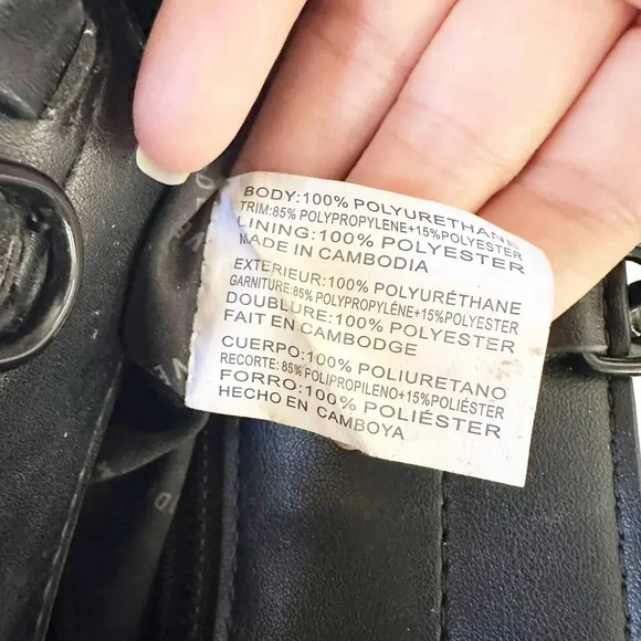 STEVE MADDEN Bhaymann Black Woven‎ Satchel Tote Crossbody Detachable Strap - Picture 3 of 6